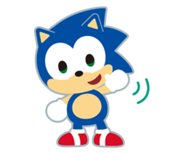 sonic going like "hii person :D"